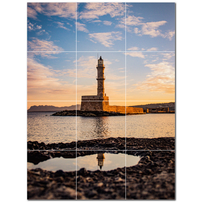 Murale décorative en céramique satinée 6 po x 6 po Langle