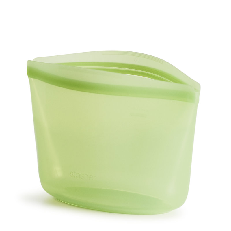 Stasher 4-Cup Bowl, Green