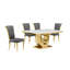 Ensemble de salle à manger rectangulaire L 66 po x l 38 po Bardem-1265393229-1265393230