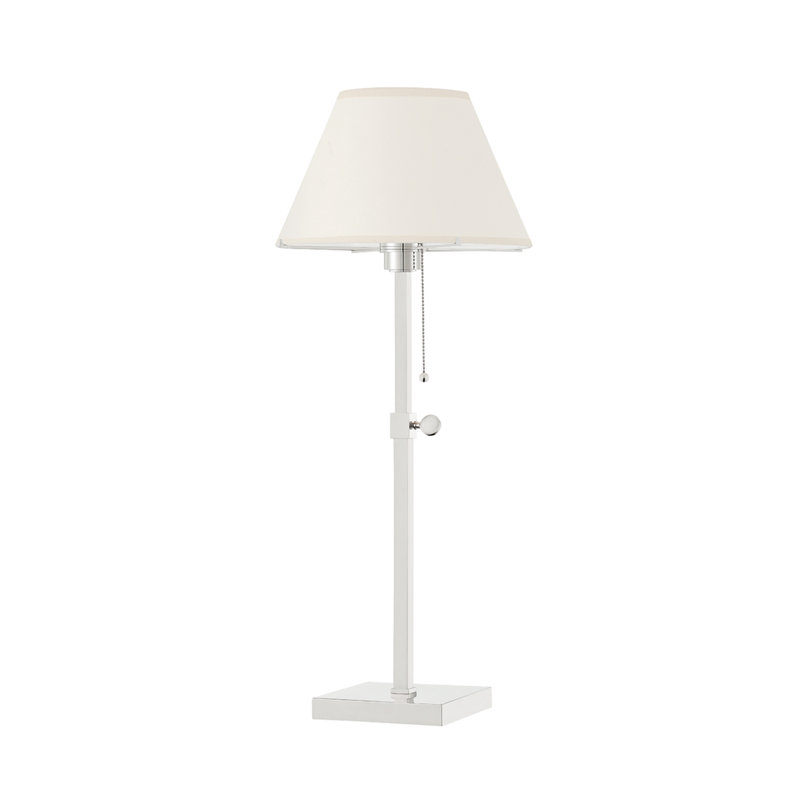 Leeds Table Lamp by Mark D. Sikes, Polished Nickel
