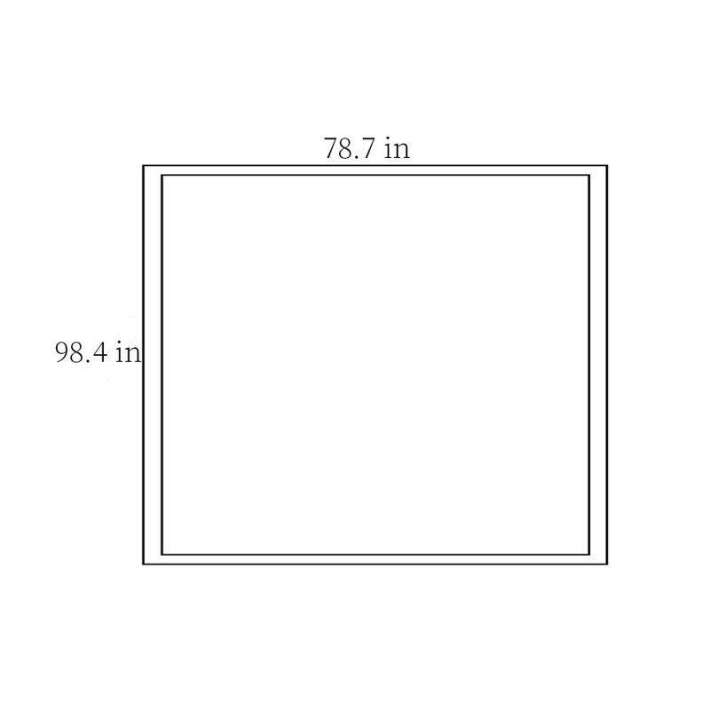 Rozel, Rectangle 6 pi 7 po x 8 pi 2 po