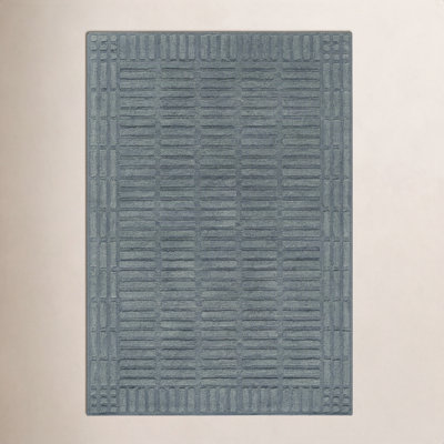 Wright Hand-Tufted Patterned Geometric Rug