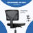 Office Set: Mesh Office Chair And Electric Standing Desk-114530667