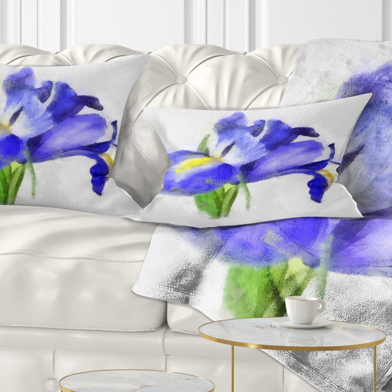 Coussin Blue Iris