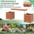 Arlmont & Co. Hardwood Wooden Planter Box W/ Seat 2-in-1 Raised Garden Bed & Bench Outdoor