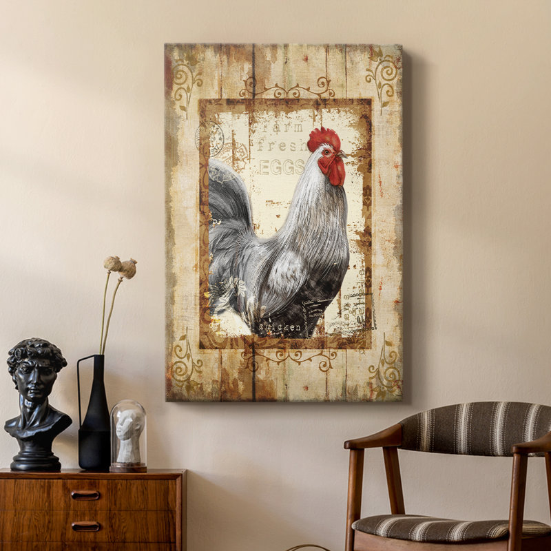 Farm Fresh Rooster - galerie sur mesure, H 18 po x l 12 po