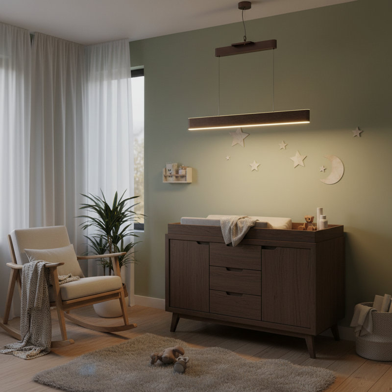 Luminaire suspendu linéaire unique et remarquable à 1 lumière Adylène Adylène