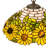 16" Wide Wild Sunflower Pendant