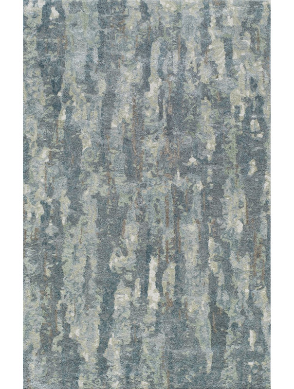 Gracie-Anne Viscose Abstract Indoor Rug, Rectangle 2' x 3'