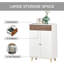 Armoire de rangement pour chaussures 16 paires