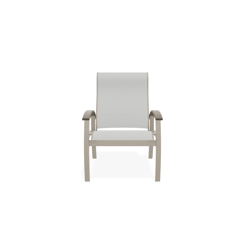 Chaise de patio Askar, Désert, Désert texturé, Blanc 6D Sunbrella®