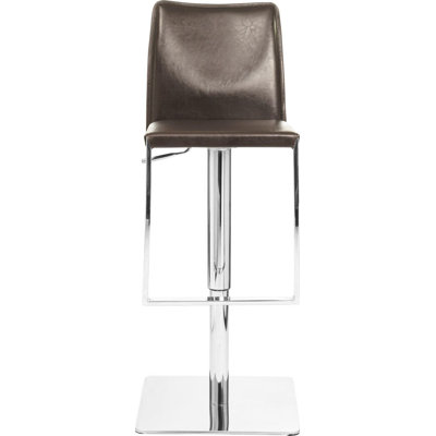 Lamboro Signaure Range Swivel Upholstered Adjustable Height Counter Stool with Metal Frame