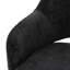  Giovanni Fabric Upholstered Dining Chair in Black-347034101