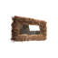 Miroir rectangulaire Alfrida en jacinthe d'eau-125430945
