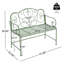 Banc de jardin extérieur - vert-484234909