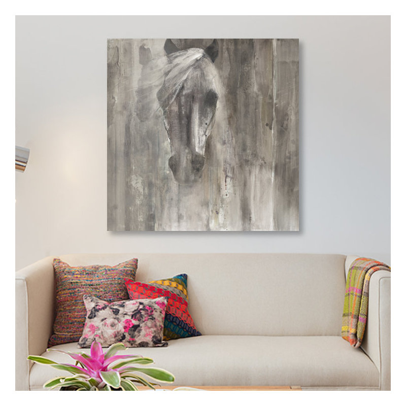 Albena Hristova - Print on Canvas, 93.98 cm H x 93.98 cm W, Black Floater Framed