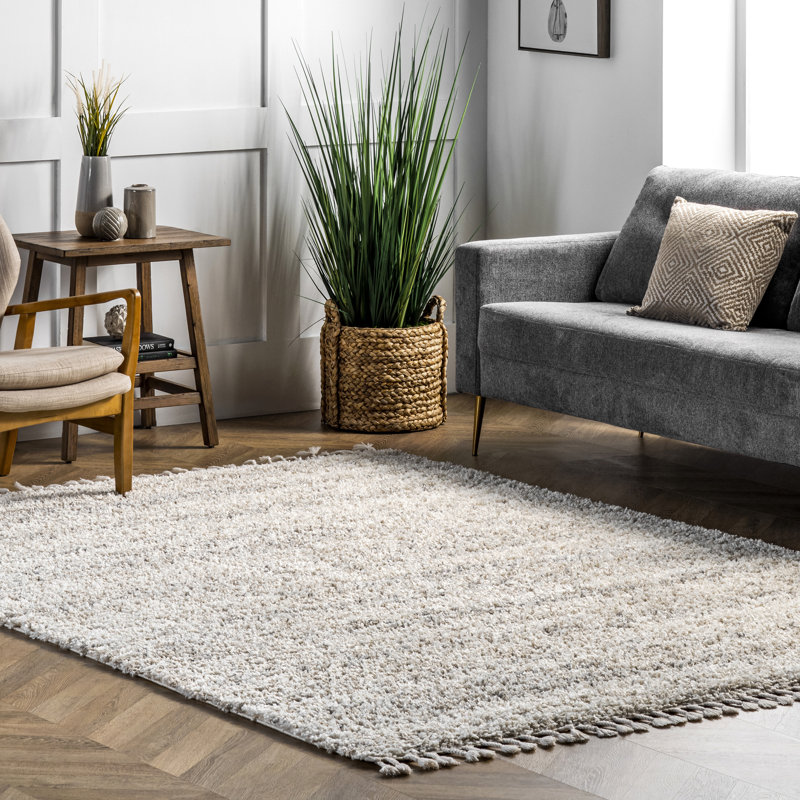 Solid Colour Area Rug, Rectangle 160 x 231cm