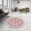 Tapis à motif oriental rose-208662543