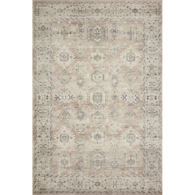 Claribel Oriental Indoor Rug, Rectangle 3'6" x 5'6"