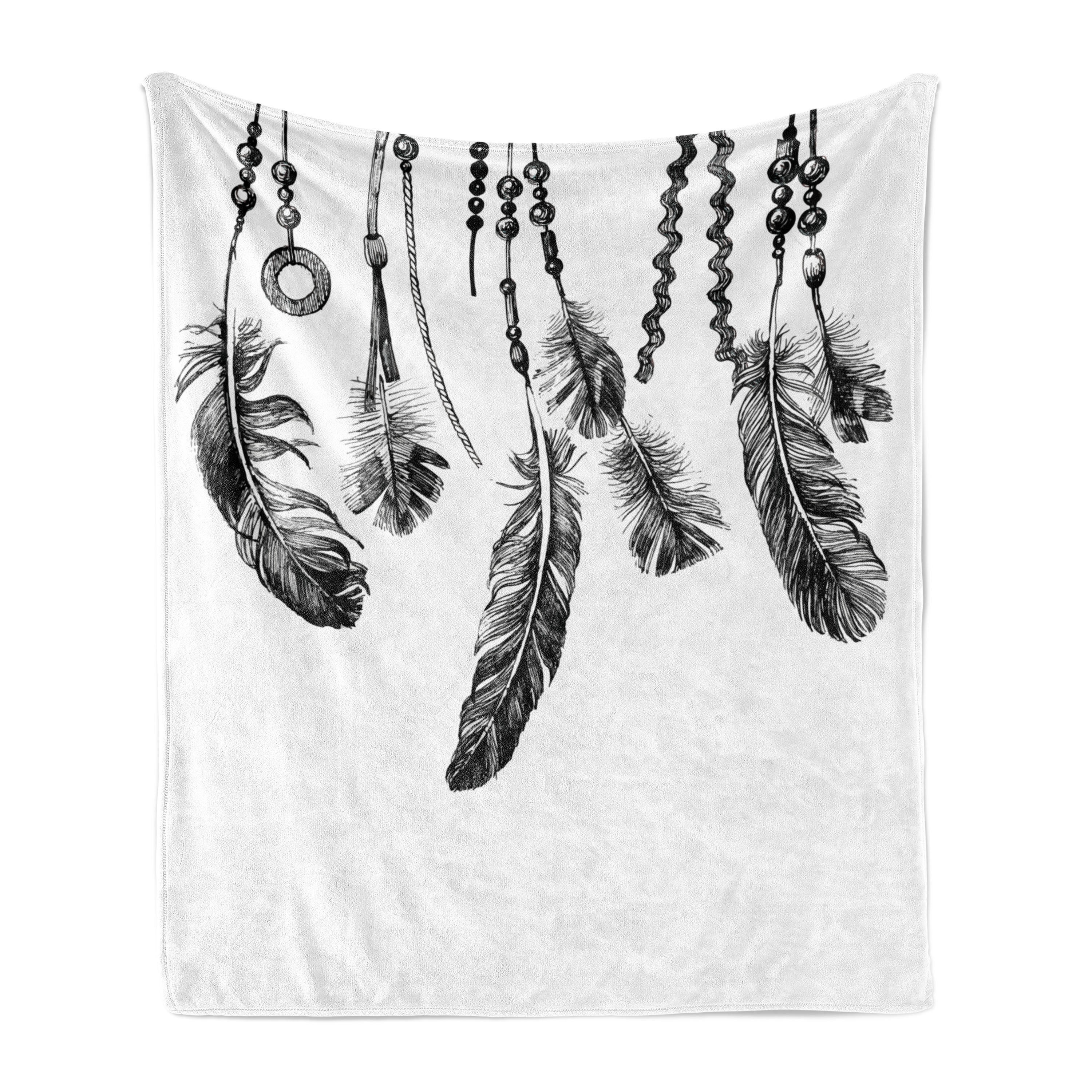 Indigenous Paisley - White Ultra-Soft Micro Fleece Blanket 50