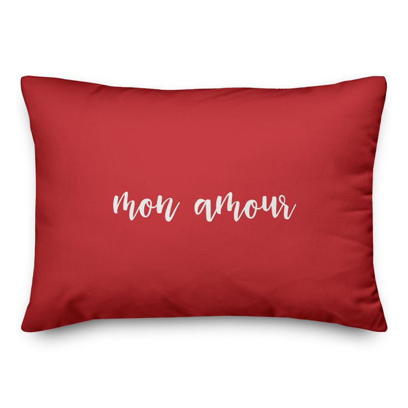 Throw Pillow, Red
