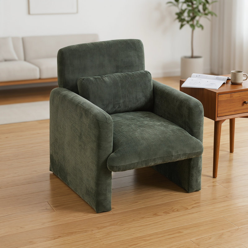 Chaise d'appoint moderne, Antique Green
