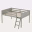 Lit mezzanine bas en bois avec échelle, l'échelle peut être placée à gauche ou à droite-2105686411-2105686406