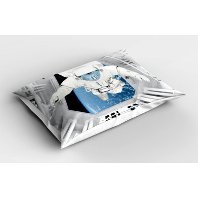 Spaceship Polyester Sham Set