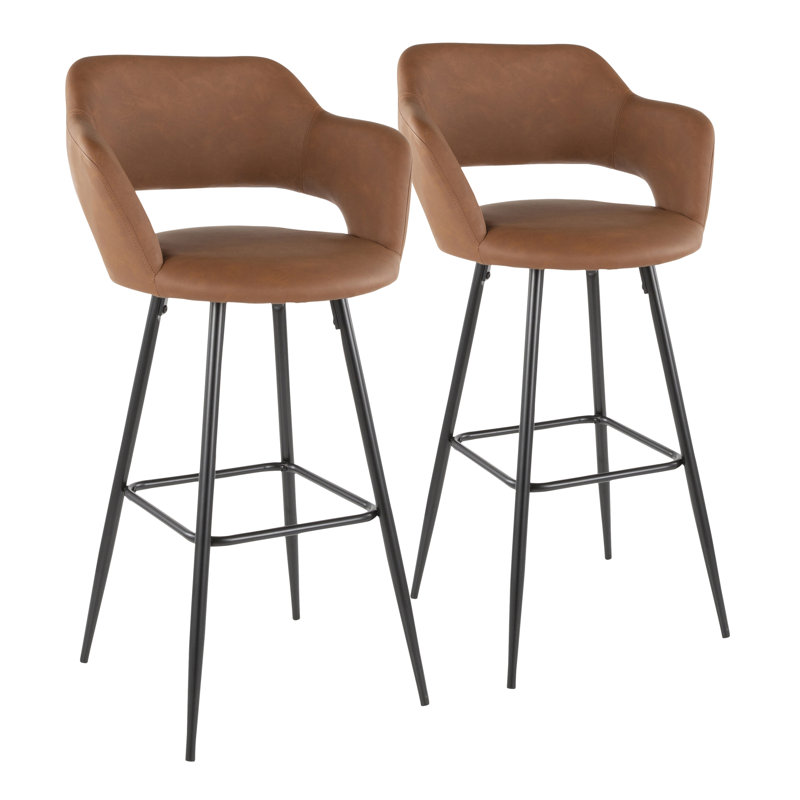 Tabouret de bar / comptoir Lake, Marron, Tabouret de bar (assise de 30 po de hauteur)