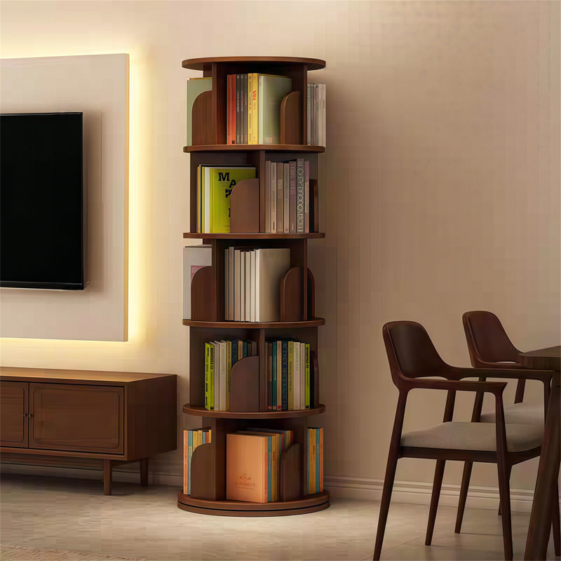 Bibliothèque rotative à 5 niveaux