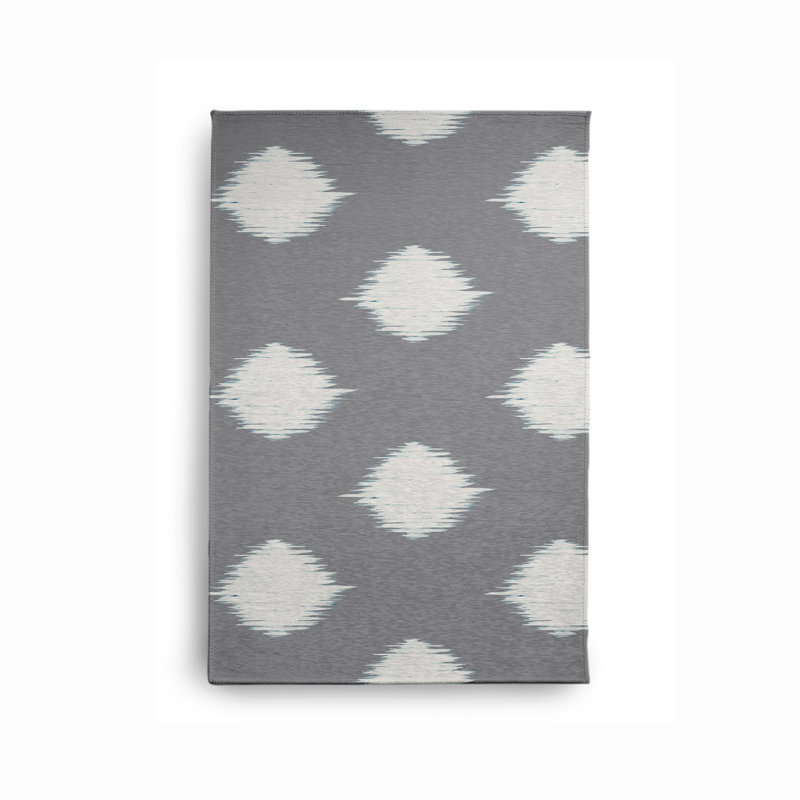 Asdsit Chenille Polka Dots Indoor Rug, Rectangle 2' x 3'