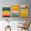 Summer Abroad I - Ensemble de 3 reproductions encadrées sur toile-97945644-97945646