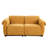 68.5" Length , Fashionable Modular Sofa, Iron Frame,   Chenille Sofa, Yellow, Suitable For Living Room, Bedroom-1239817487-1239817486