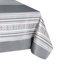 Heather Gray Linen Table Cloth — FOLD