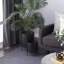 Ensemble de 2 pots de fleurs en métal à découpes pour l'intérieur et l'extérieur-92339965