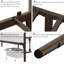 Metal Bed Frame with Vintage Headboard-435665686-419180860