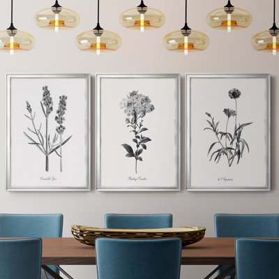 «Simply Imperial», ensemble de 3 reproductions d'art sur toile encadrées