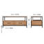 Four Leg Coffee Table with Storage
