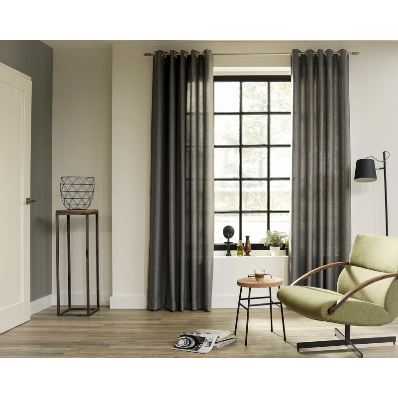 Domek Single Curtain Rod, 1.10" H x 95.00" W x 2.00" D