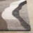 Natajah Ebony Hand Tufted Wool Cotton Abstract Rug in Grey/Ivory-1148793156