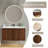 30 Inch Modern Bathroom Vanity With Divided Drawer, Vertical Textured Front And Floating Design - Wall-Mounted Storage Cabinet-640483676