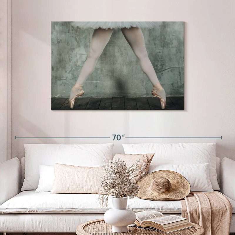 Pieds toniques d'une ballerine
