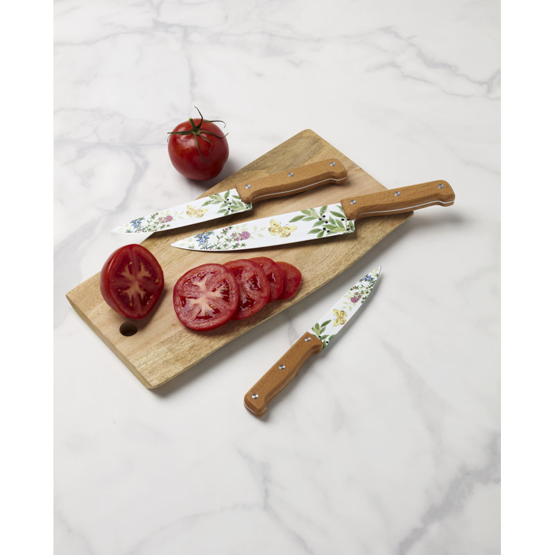 Butterfly Meadow Herbs 4-Piece Cutlery Set