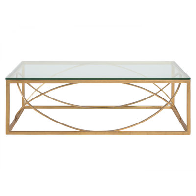 Metal Designs Ellipse Cocktail Table