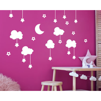 White Sky Baby Sleep Kids Wall Sticker