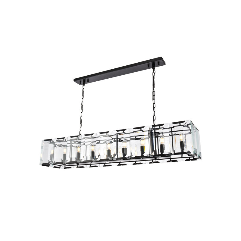 Fouke 18 - Light Kitchen Island Pendant, Flat Black