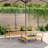  Pallet Middle Sofa Natural Wood Solid Acacia Wood 47.2 X 31.5 In-797808269