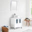 Ensemble de meuble-lavabo simple 24,8 po avec miroir Malti-1168368360