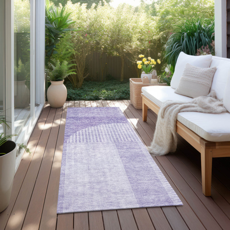Tapis intérieur / extérieur Naadiya, Tapis de couloir 2 pi 3 po x 7 pi 6 po