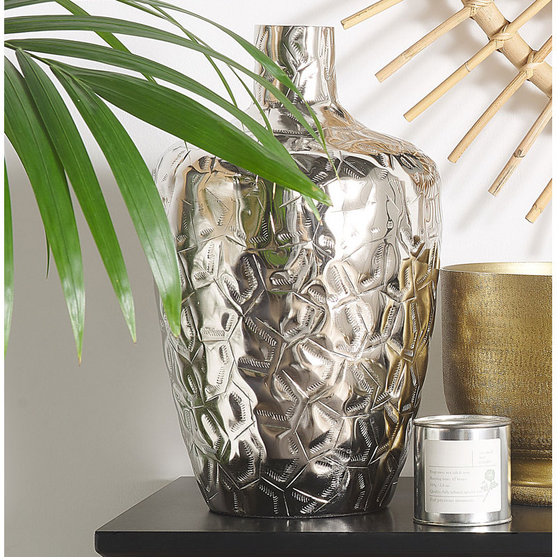 Colstrip Handmade Metal Table Vase, 33cm H x 19cm W x 19cm D
